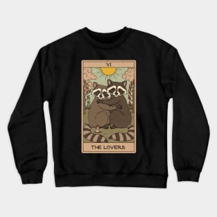 The Lovers - Raccoons Tarot Crewneck Sweatshirt